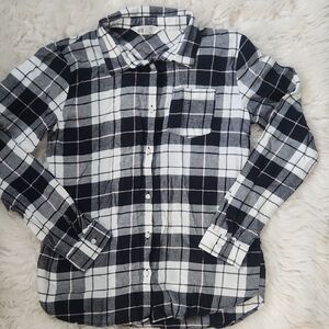 H&M Monochrome Checkered Shirt
